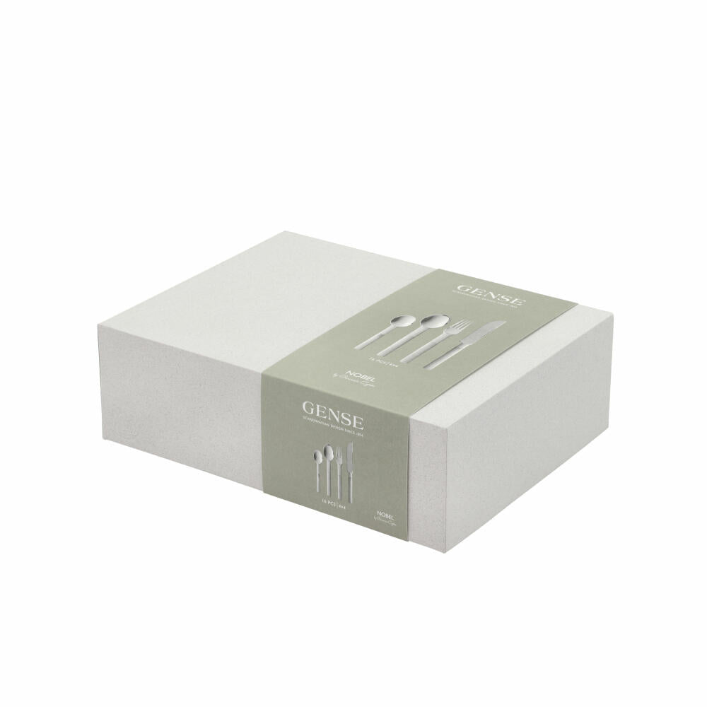 Gense Besteck-Set Nobel 16-tlg., Messer, Gabeln, Löffel, 18/8 Edelstahl, 20645