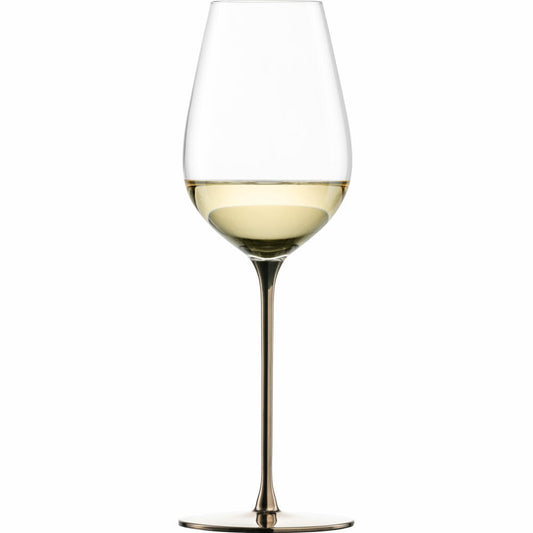 Eisch Allroundgläser Essenca Sensisplus, 2er Set, Champagnerglas, Weinglas, Kristallglas, Platin, 400 ml, 15434071