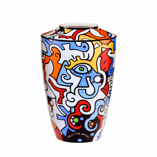 Goebel Vase Billy the Artist -Evolution of love I, Pop Art, Porzellan, Bunt, 42 cm, 67080791