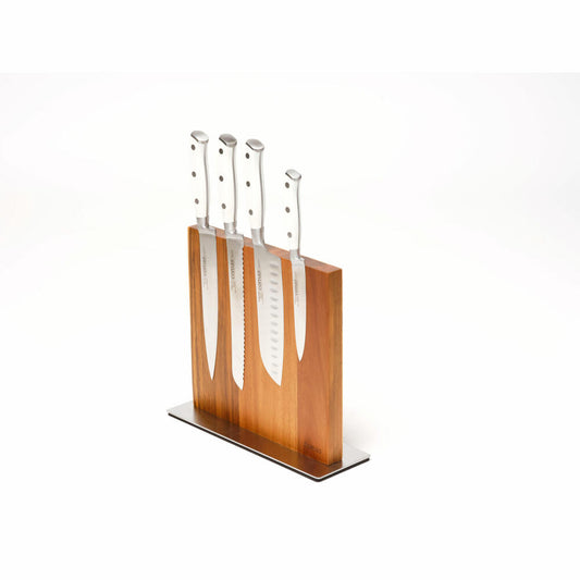 Comas Messerblock magnetisch, Messerhalter, Holz, Braun, 11038