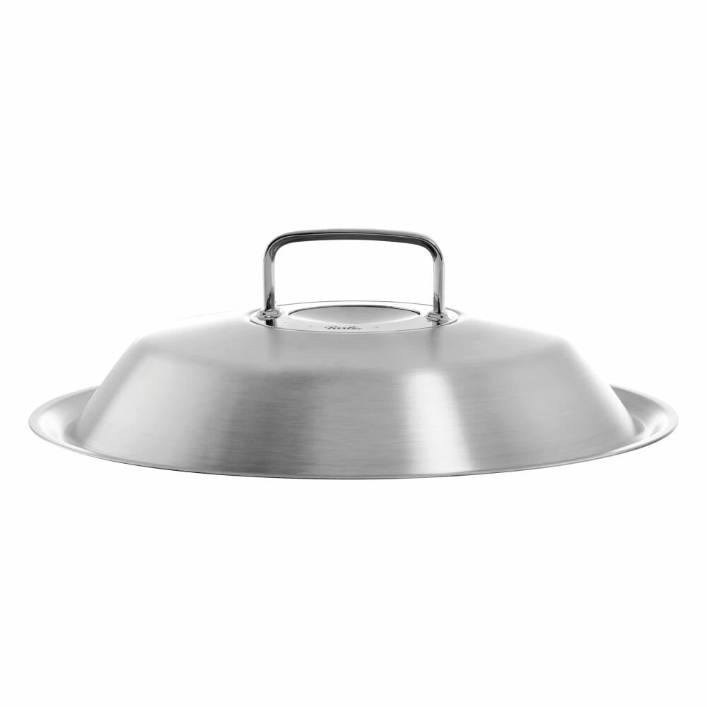 Fissler Metalldeckel für Wok Pure-Profi Collection, Edelstahl 18/10, Silbern, 30 cm, 084-812-30-600