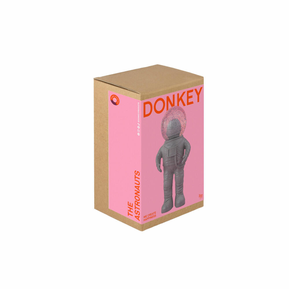 Donkey Products Summerglobe The Astronauts Small, Glitter Ball, Snow Globe, Glass / Polyresin, Grey, 13 cm, 360020