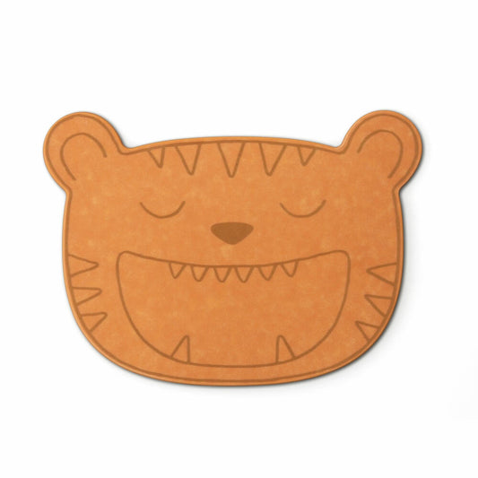Continenta Kinderbrett Tiger, Frühstücksbrett, Brettchen, Duracore, Braun, 23.3 x 17 cm, 5332