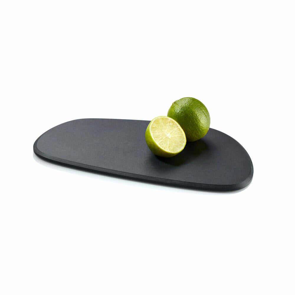 Continenta Duracore cutting board, kitchen board, serving board, wood paper fiber, black, 27.5 x 15.9 cm, 5321