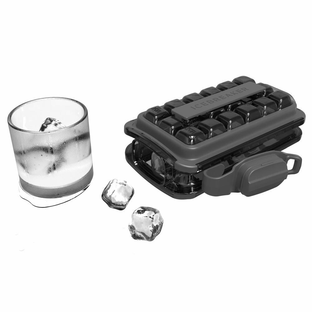 M&Co Eiswürfelbereiter Icebreaker Nordic 2.0, für 18 Eiswürfel, Schwarz, 300 ml, BSK2154