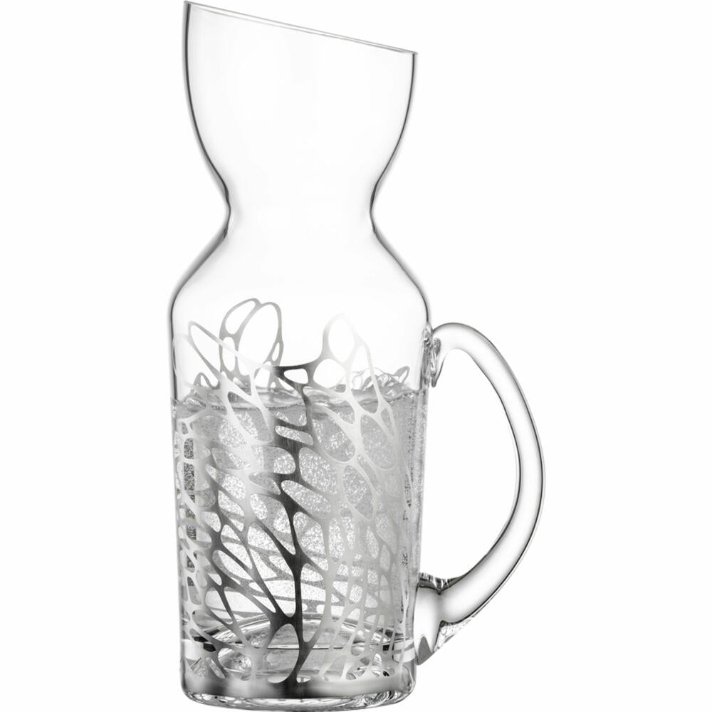 Eisch Krug Net, Glaskrug, Wasserkrug, Weinkrug, Karaffe, Kristallglas, Silber, 1 L, 79161610
