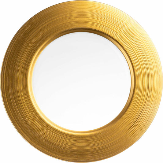Eisch Teller Haptics, Speiseteller, Platzteller, Servierteller, Glas, Gold, Ø 32 cm, 78451632