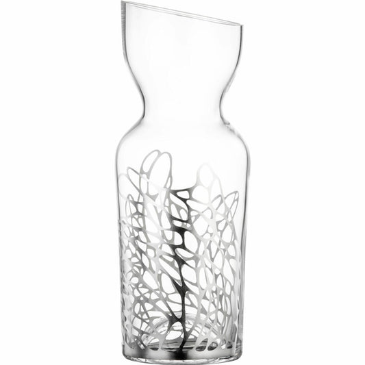 Eisch Karaffe Net, Wasserkaraffe, Weinkaraffe, Kristallglas, Silber, 1 L, 79184310
