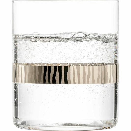 Eisch Becher Elior, 2er Set, Wasserglas, Trinkglas, Kristallglas, Platin, 430 ml, 79256993