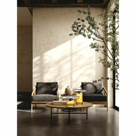 Eisch Vase Liv, Dekovase, Blumenvase, Tischvase, Glas, Amber, H 34.5 cm, 79069818