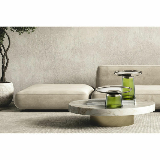 Eisch Vase Liv, Dekovase, Blumenvase, Tischvase, Glas, Grün, H 34.5 cm, 79069817