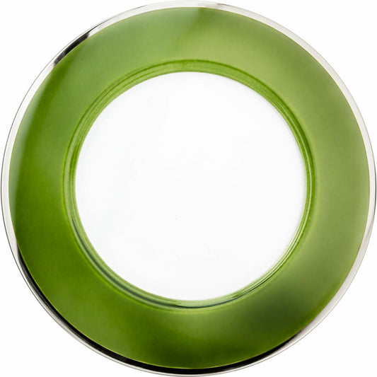 Eisch Teller Liv, Speiseteller, Platzteller, Servierteller, Glas, Grün, Ø 32 cm, 79051632