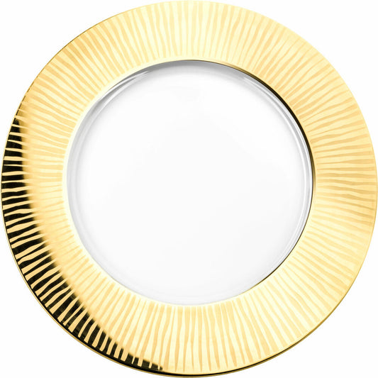 Eisch Teller Elior, Speiseteller, Platzteller, Servierteller, Glas, Gold, Ø 32 cm, 79251632