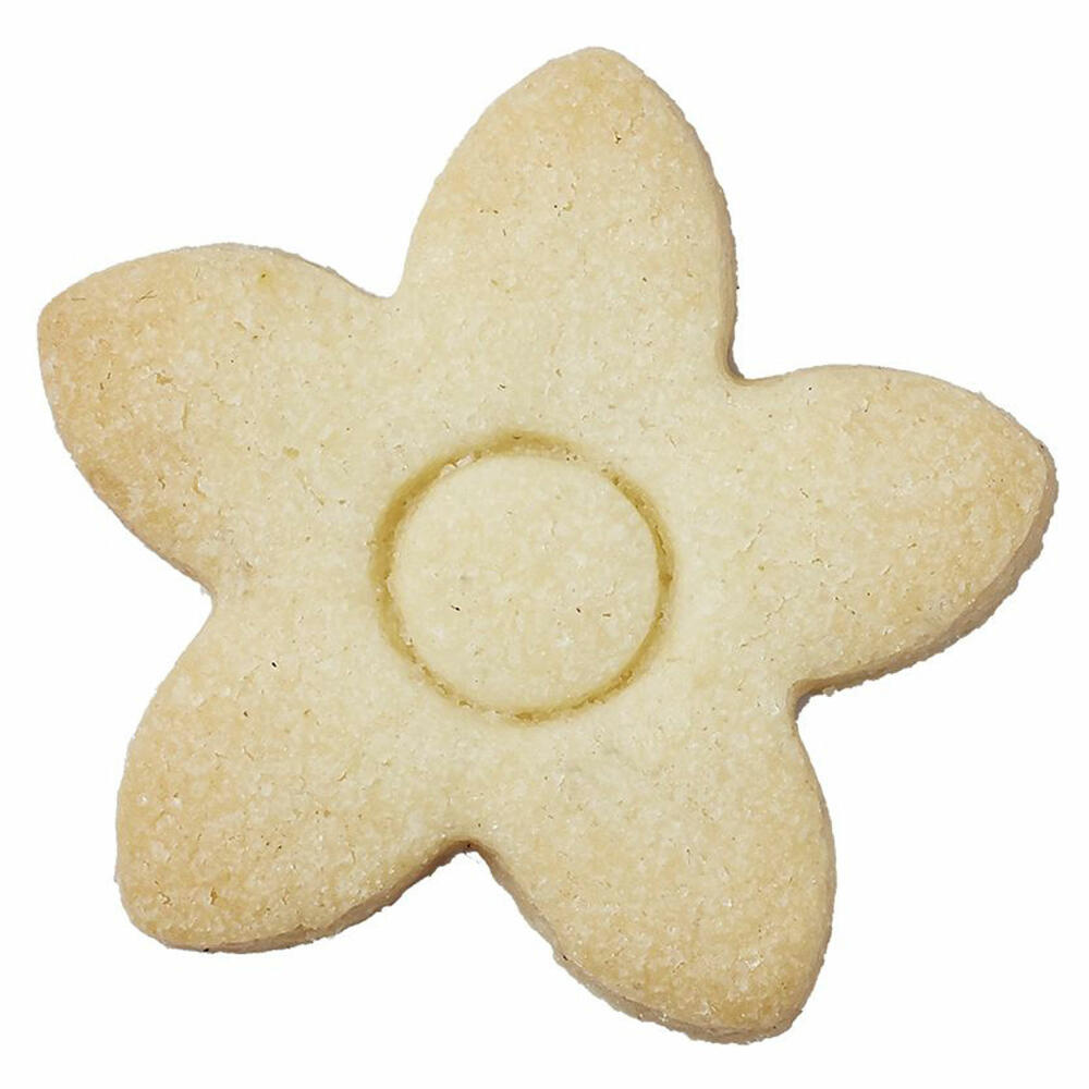 Birkmann Ausstechform Blümelein, Ausstecher, Plätzchenform, Keks, Plätzchen, Edelstahl, 4 cm, 196865