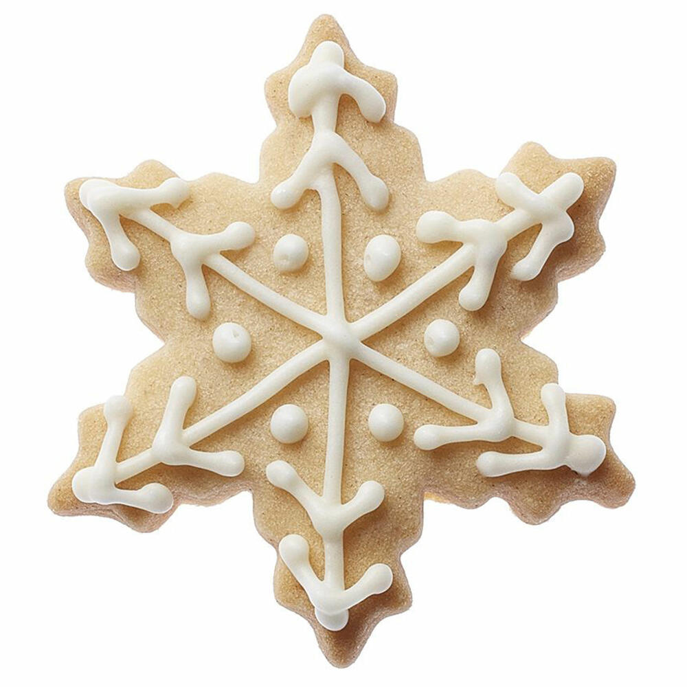 Birkmann cookie cutter snowflake, cookie cutter, cookie shape, biscuit, biscuits, stainless steel, 6 cm, 193239