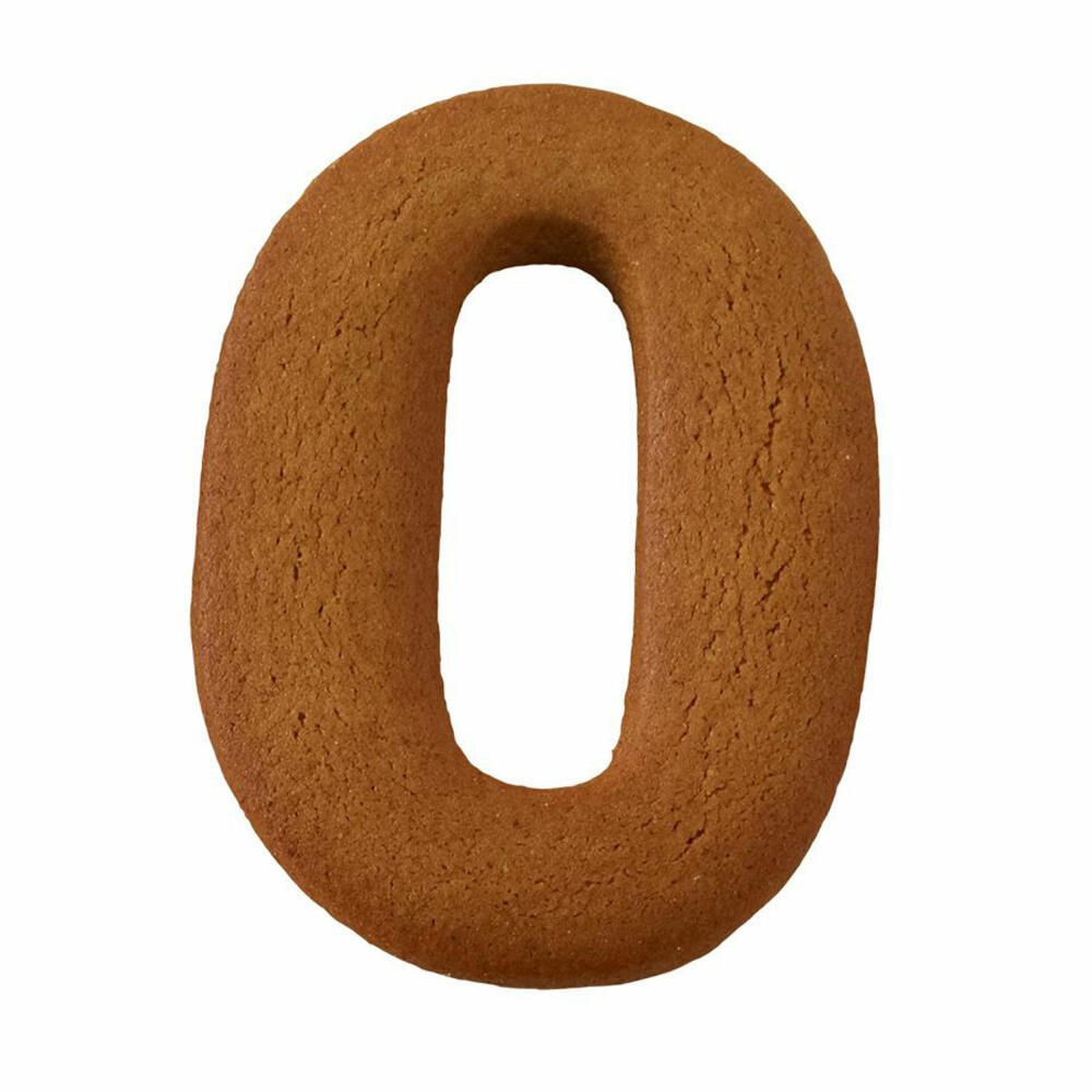 Birkmann Ausstechform Buchstabe O, Ausstecher, Plätzchenform, Keks, Plätzchen, Edelstahl, 6 cm, 196438