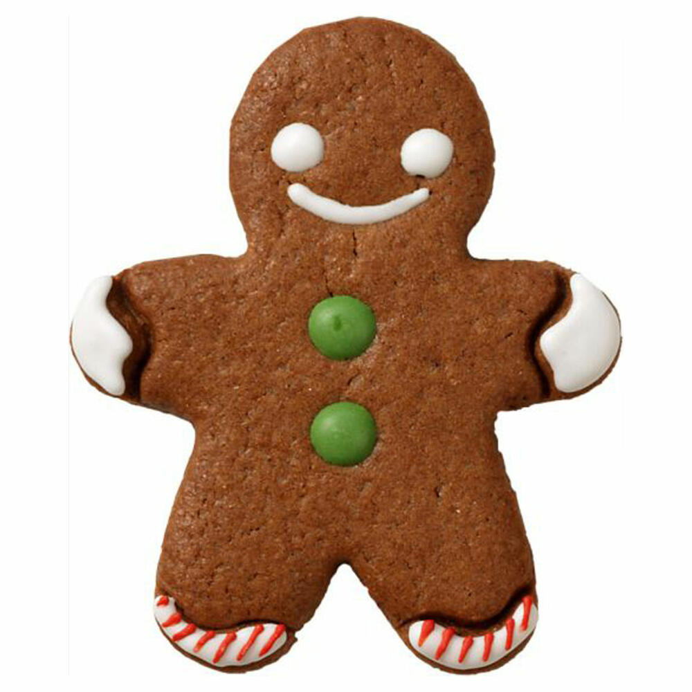 Birkmann Ausstechform Gingerman, Ausstecher, Plätzchenform, Keks, Plätzchen, Edelstahl, 7.5 cm, 194175