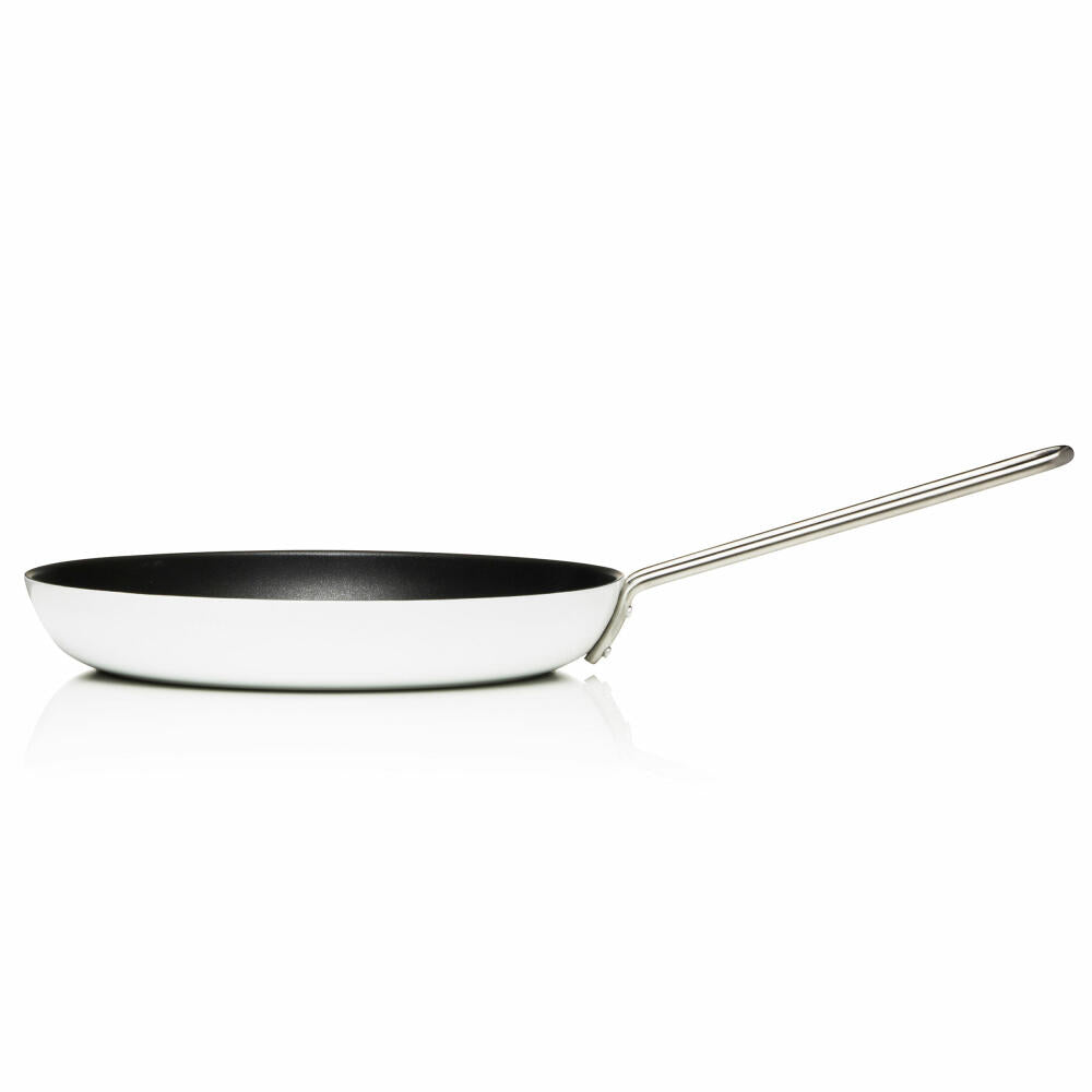 Eva Solo White Line Frying Pan Slip-let, Pan, Stewing Pan, Vegetable Pan, Steak Pan, Fish Pan, Cooking, Ø 28 cm, 256428