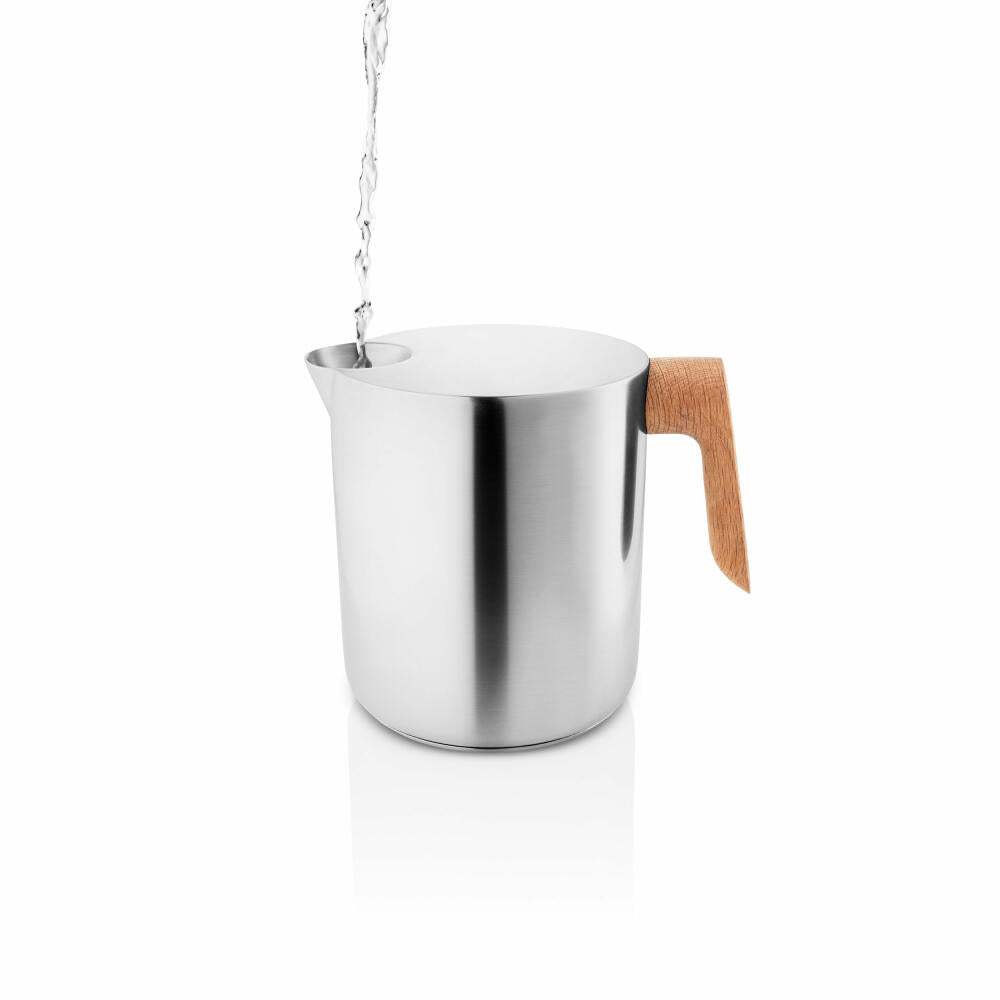 Eva Solo Nordic kitchen Wasserkessel, Teekessel, Wasserkocher, Wasser Kessel, Induktionsfähig, Stainless Steel, 1 L, 502925