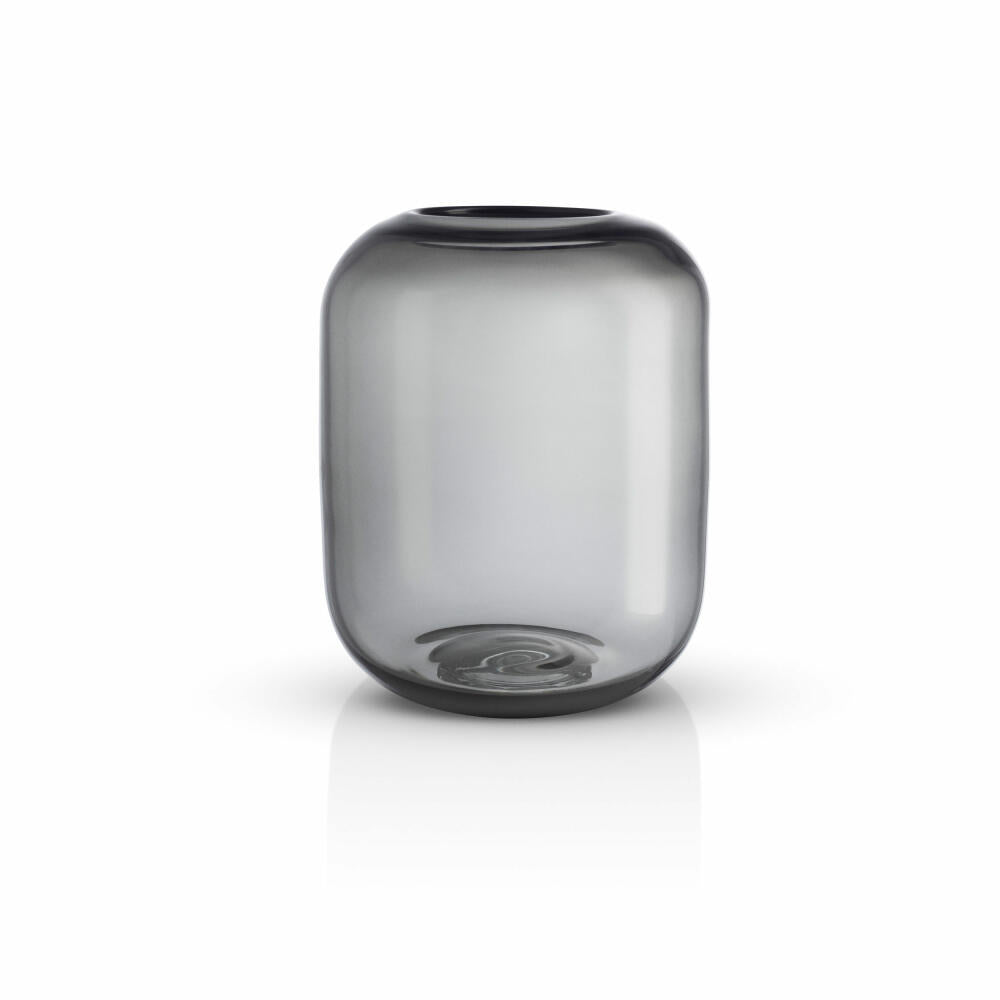 Eva Solo Vase Acorn, mundgeblasen, Blumenvase, Dekovase, Glas, Stone, 16.5 cm, 571387