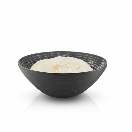 Eva Solo Gärkorb Eva, gerillter Teigkorb zum gehen lassen, Kunststoff, Black, 2.2 L, 530441