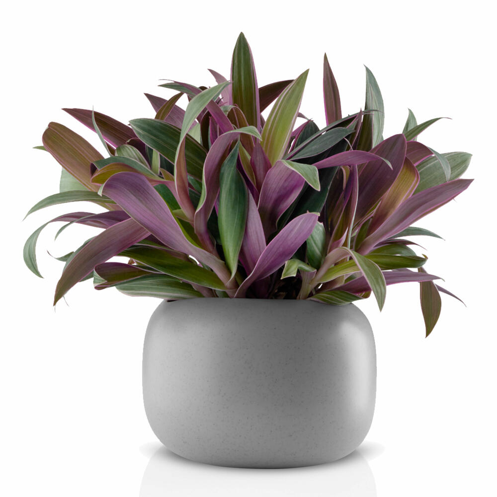 Eva Solo Stone flowerpot, plant pot, flower vase, ceramic, light grey, Ø 16 cm, 568170