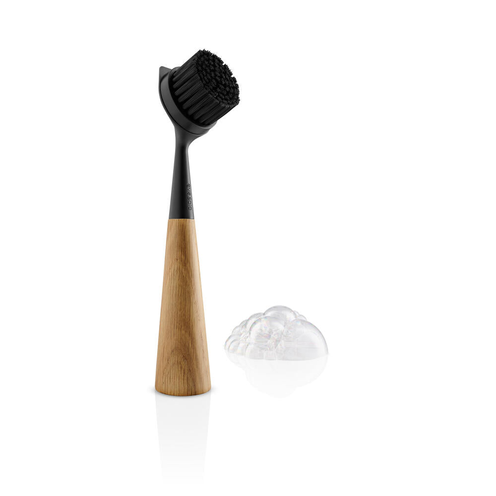 Eva Solo Dishwashing Brush Oak Nylon, Dish Brush, Oak, Plastic, Black, 23 cm, 530700