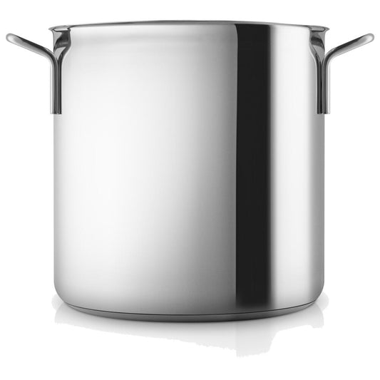 Eva Trio Stainless Steel Topf, Kochtopf, Induktionsgeeignet, Aluminium, Edelstahl, Polished Steel, 10 L, 302480