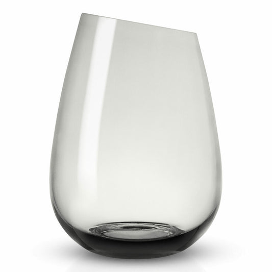 Eva Solo Glas Smokey Grey, Trinkglas, Wasserglas, mundgeblasenes Glas, Grau, 380 ml, 541043