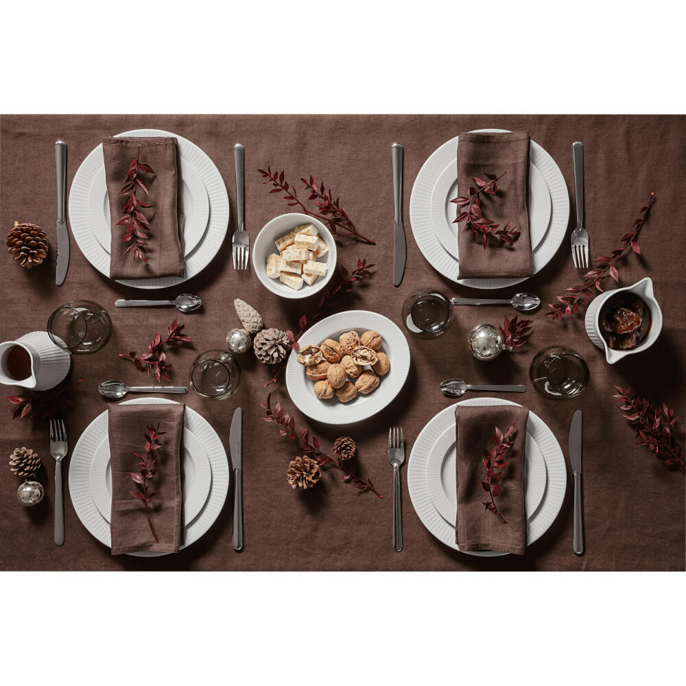 Eva Solo Besteck-Set Nova 16-tlg., für 4 Personen, Messer, Gabel, Löffel, Edelstahl, Silberfarben, 551771