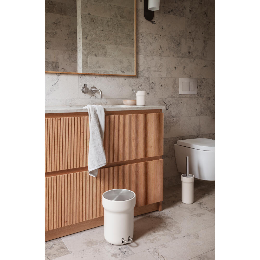 Eva Solo Toilettenbürste Citadel, WC-Bürste, Edelstahl, Kunststoff, Sand, 40 cm, 537793