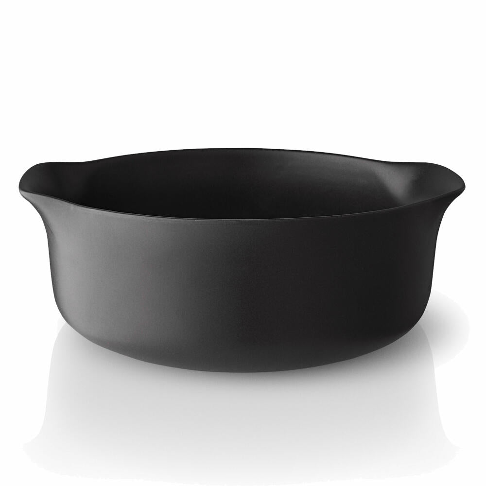 Eva Solo Nordic kitchen Schüssel, Schale, Servierschale, Salatschüssel, Feinsteinzeug, Schwarz, Ø 23 cm, 2 L, 502796