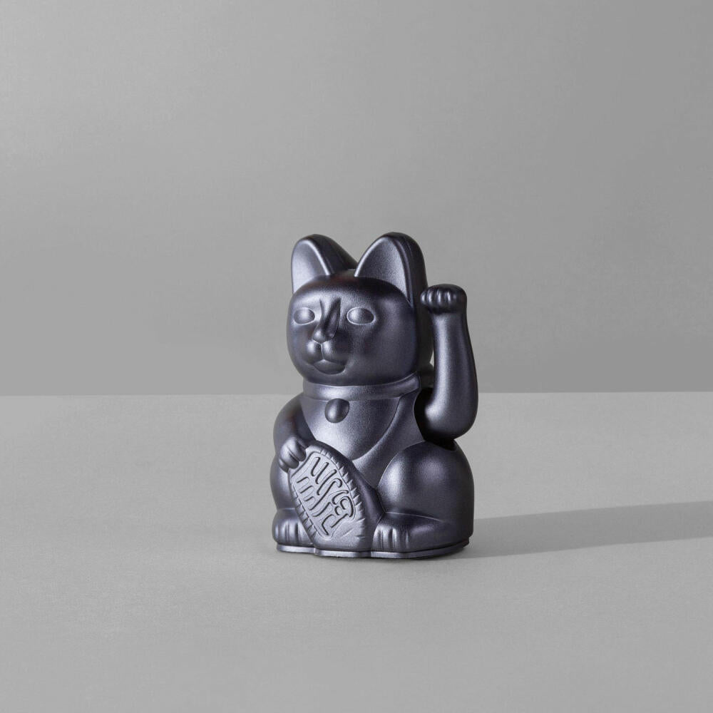 Donkey Products Lucky Cat Mini, Winkekatze, Glücksbringer, Kunststoff, Galaxy, 10 cm, 330635