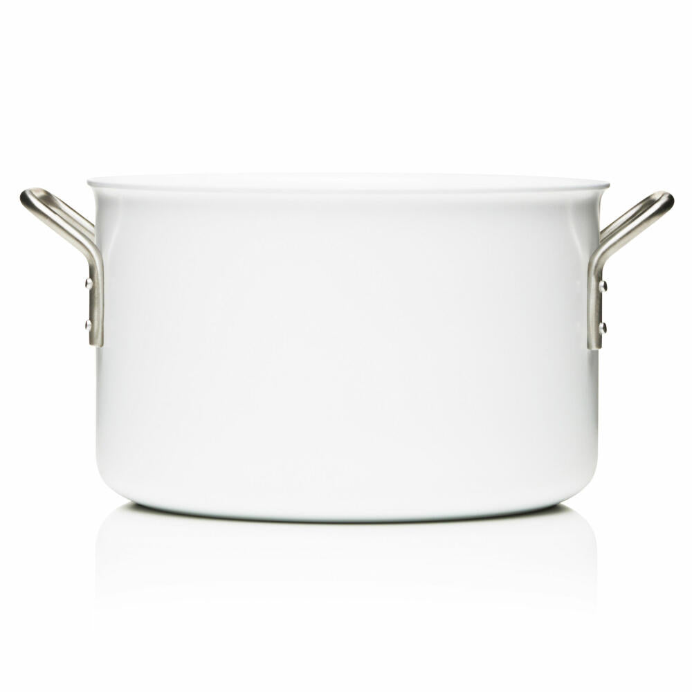 Eva Solo White Line Topf, Kochtopf, Universaltopf, Suppentopf, Fleischtopf, Kochen, Ø 24 cm, 7 L, 256670