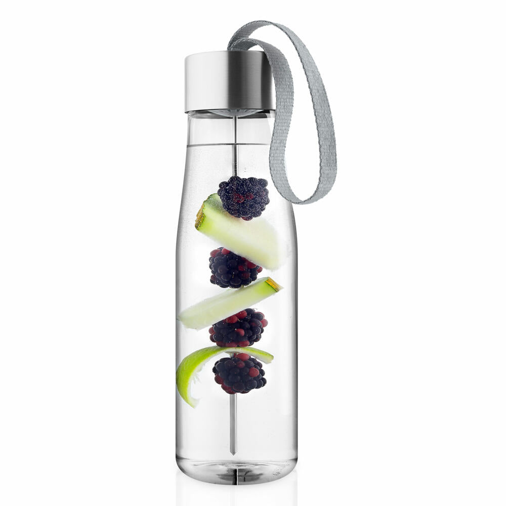 Eva Solo MyFlavour Trinkflasche, Sportflasche, Wasserflasche, Flasche, Trinken, Marmor Grau, 0.75 L, 567501