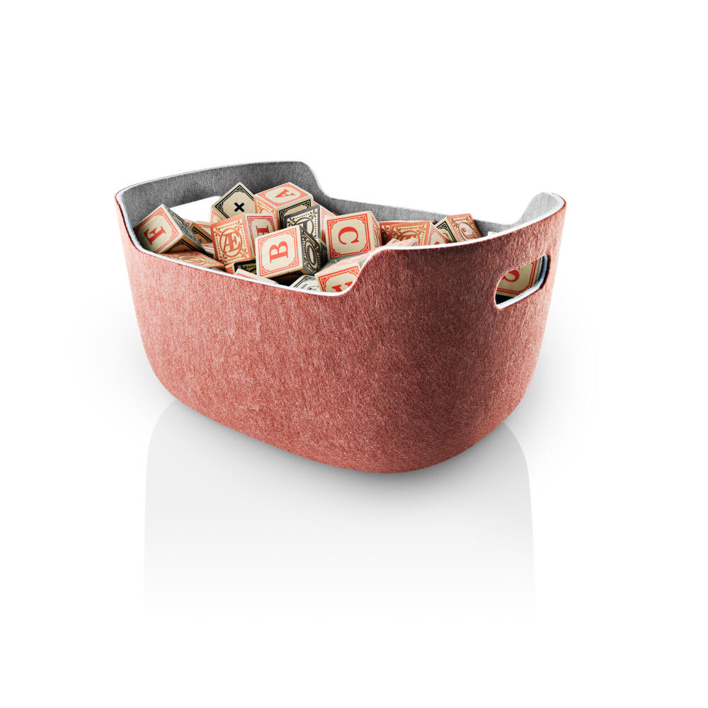 Eva Solo Aufbewahrungskorb Tidy, Korb, Kunststoff, Chestnut, 40x29x22 cm, 732010014