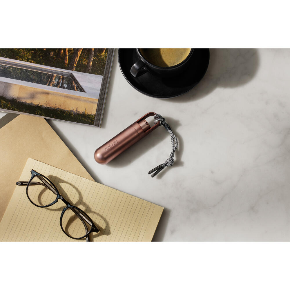 Eva Solo Minidispenser für Handdesinfektionsgel, Spender, Schlüsselanhänger, Kordel, Kunststoff, Bronze, 17 ml, 567902