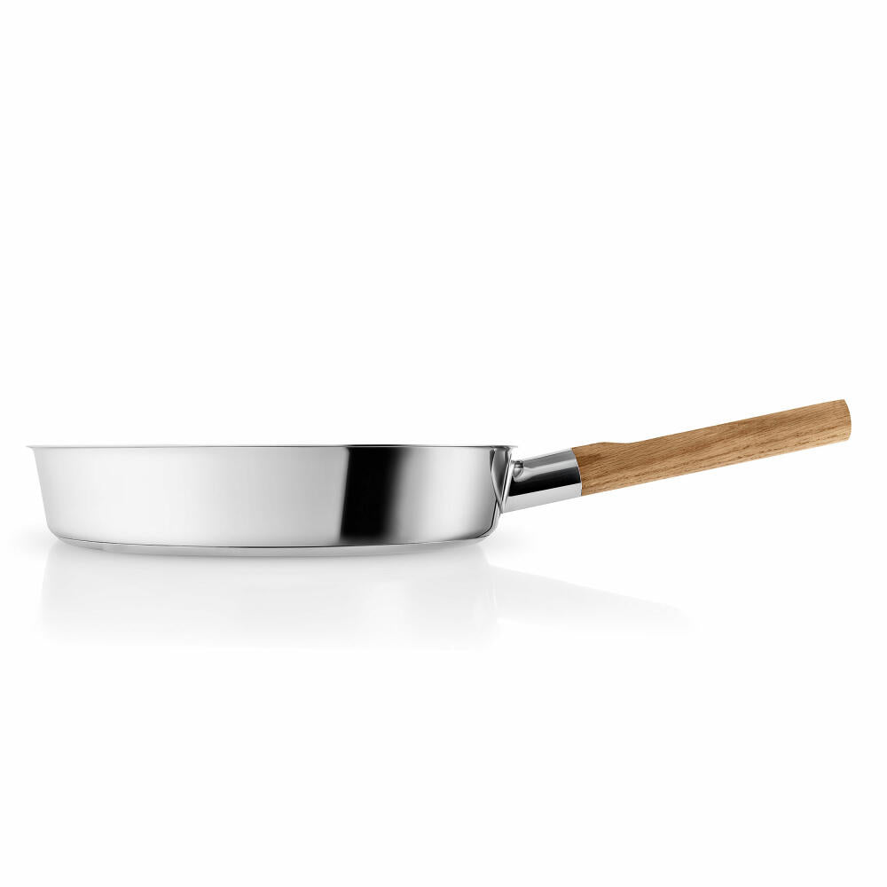Eva Solo Nordic kitchen Bratpfanne, Pfanne, Schmorpfanne, Gemüsepfanne, Steakfpanne, Fischpfanne, Kochen, Edelstahl, Ø 28 cm, 281328