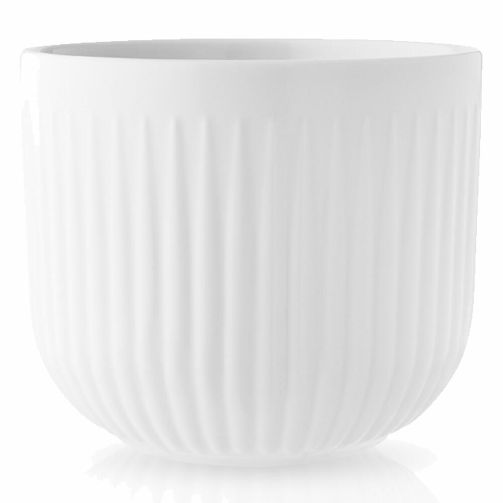 Eva Solo Legio Nova Übertopf Klein, Blumentopf, Pflanzentopf, Porzellan, Weiß, H 11 cm, 887297