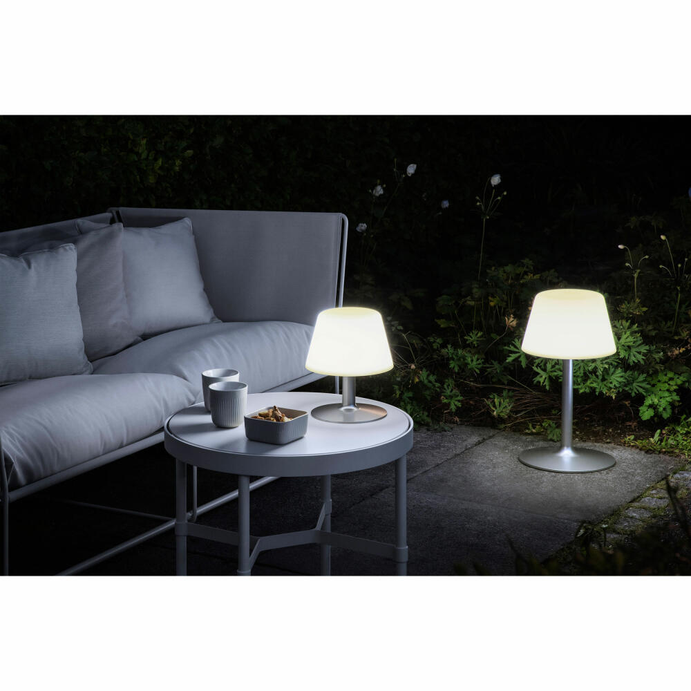 Eva Solo SunLight Lounge Solarlampe, Tischlampe, Solarleuchte, Tischleuchte, Outdoor-Leuchte, Kunststoff / Stahl, 24.5 cm, 571370