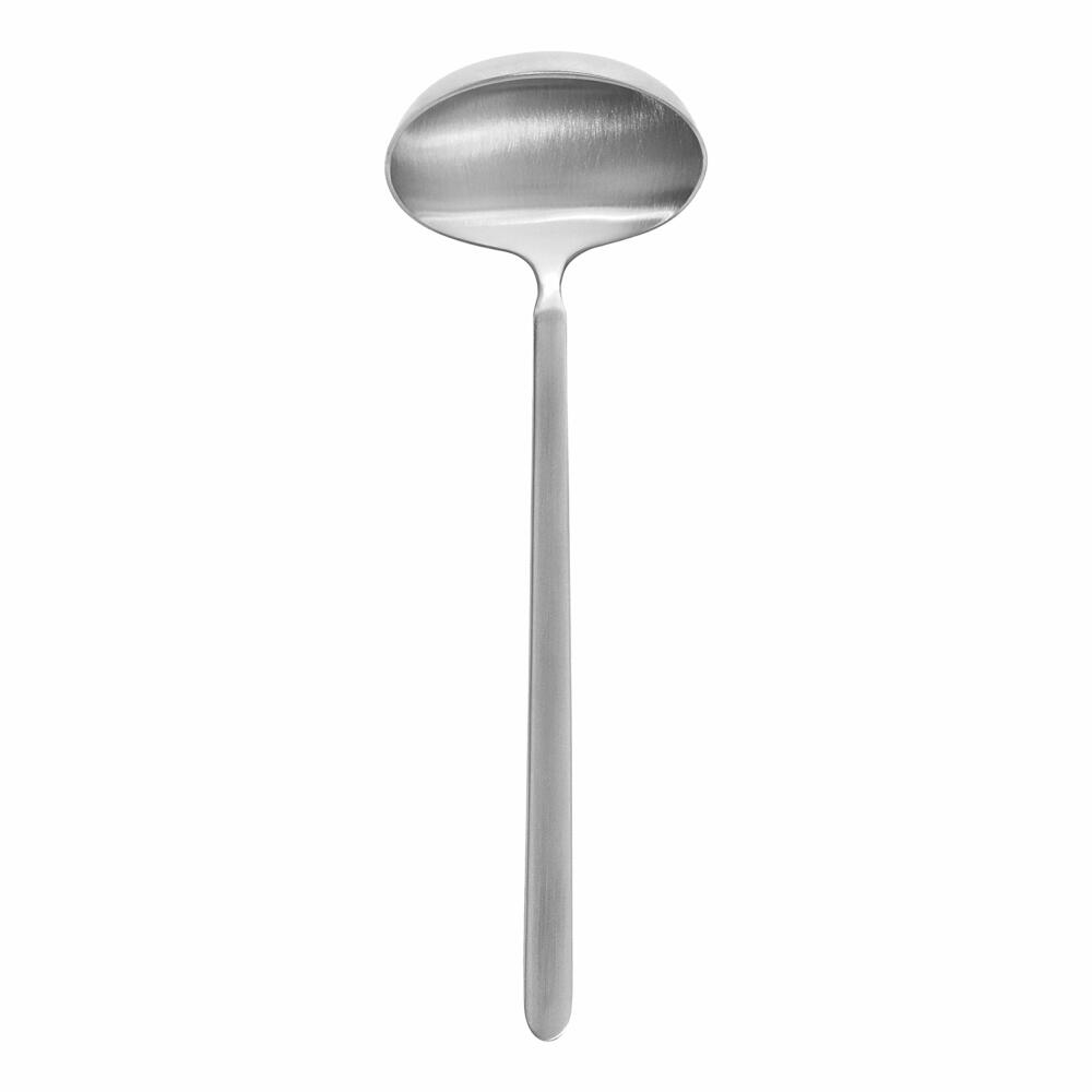 Blomus STELLA sauce spoon, cutlery, dining cutlery, table cutlery, matt stainless steel, stainless steel, 63948