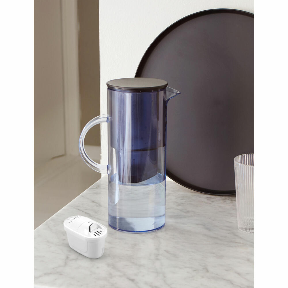 Stelton Wasserfilterkanne EM77, Erik Magnussen, Kunststoff, Blue, 2 L, 1310-13