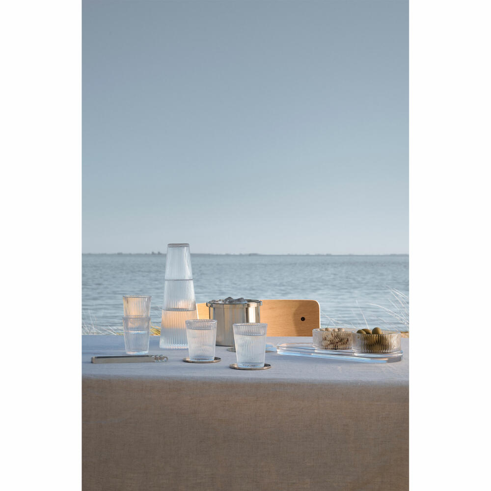 Stelton Trinkgläser 6er Set Pilastro, Trinkglas, Glas, Clear, 150 ml, X-521