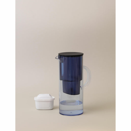 Stelton Wasserfilterkanne EM77, Erik Magnussen, Kunststoff, Blue, 2 L, 1310-13