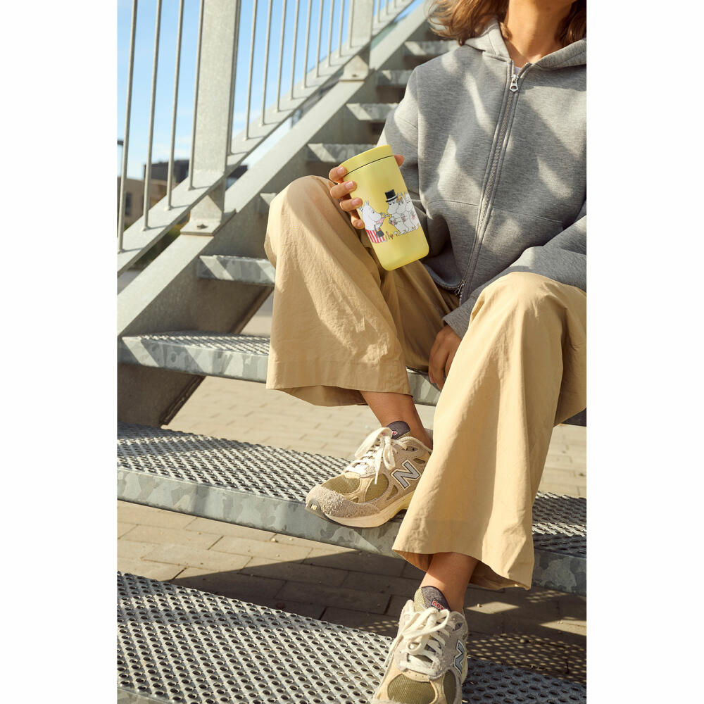 Stelton Thermobecher To Go Click Moomin Lemonade, Edelstahl, Kunststoff, Bunt, 200 ml, 1370-16