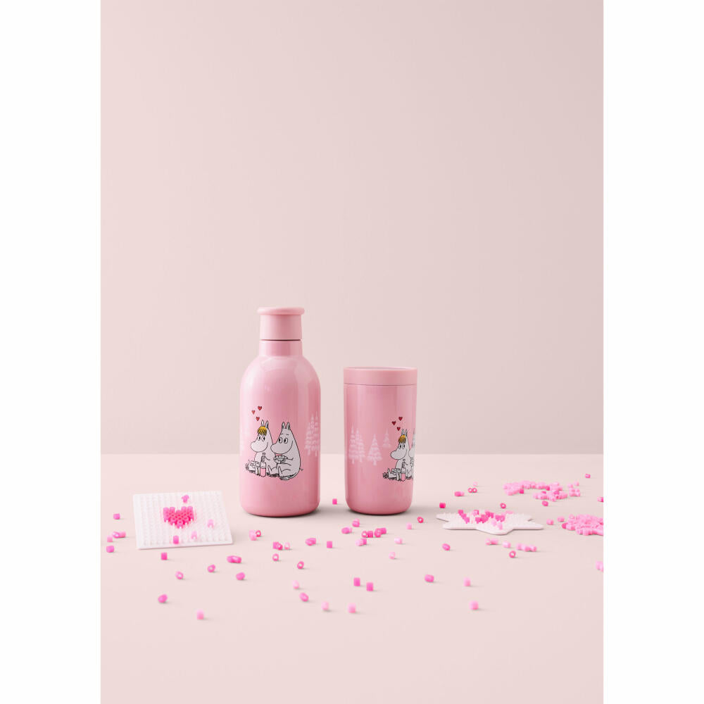 Stelton Thermobecher To Go Click Moomin Love, Edelstahl, Kunststoff, Bunt, 200 ml, 1370-15