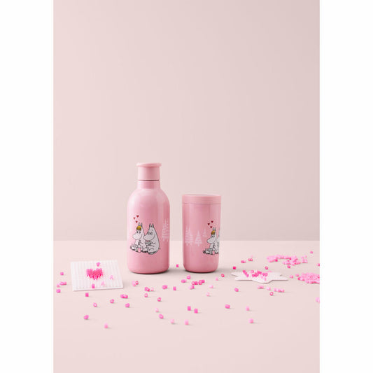 Stelton Thermobecher To Go Click Moomin Love, Edelstahl, Kunststoff, Bunt, 200 ml, 1370-15
