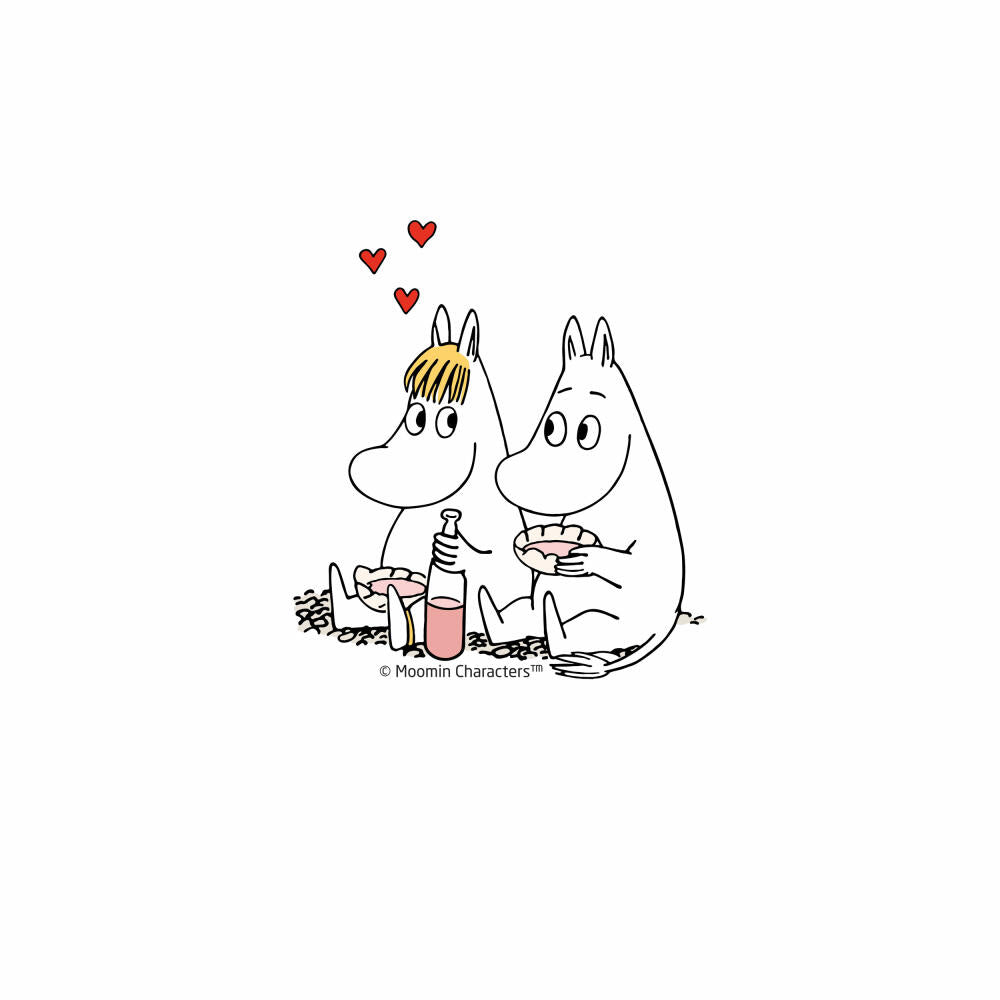 Rig-Tig Isolierflasche Drink-It Moomin Love, Stahl, Kunststoff, Bunt, 0.5 L, Z00711-5