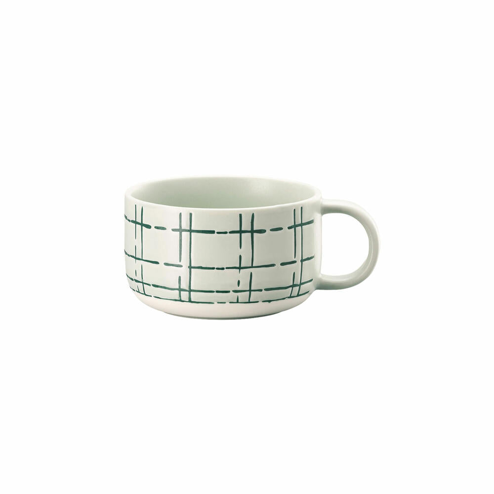 Thomas Kombi-Obertasse Fun Karo Light, Porzellan, Grau, 280 ml, 11910-402001-14772
