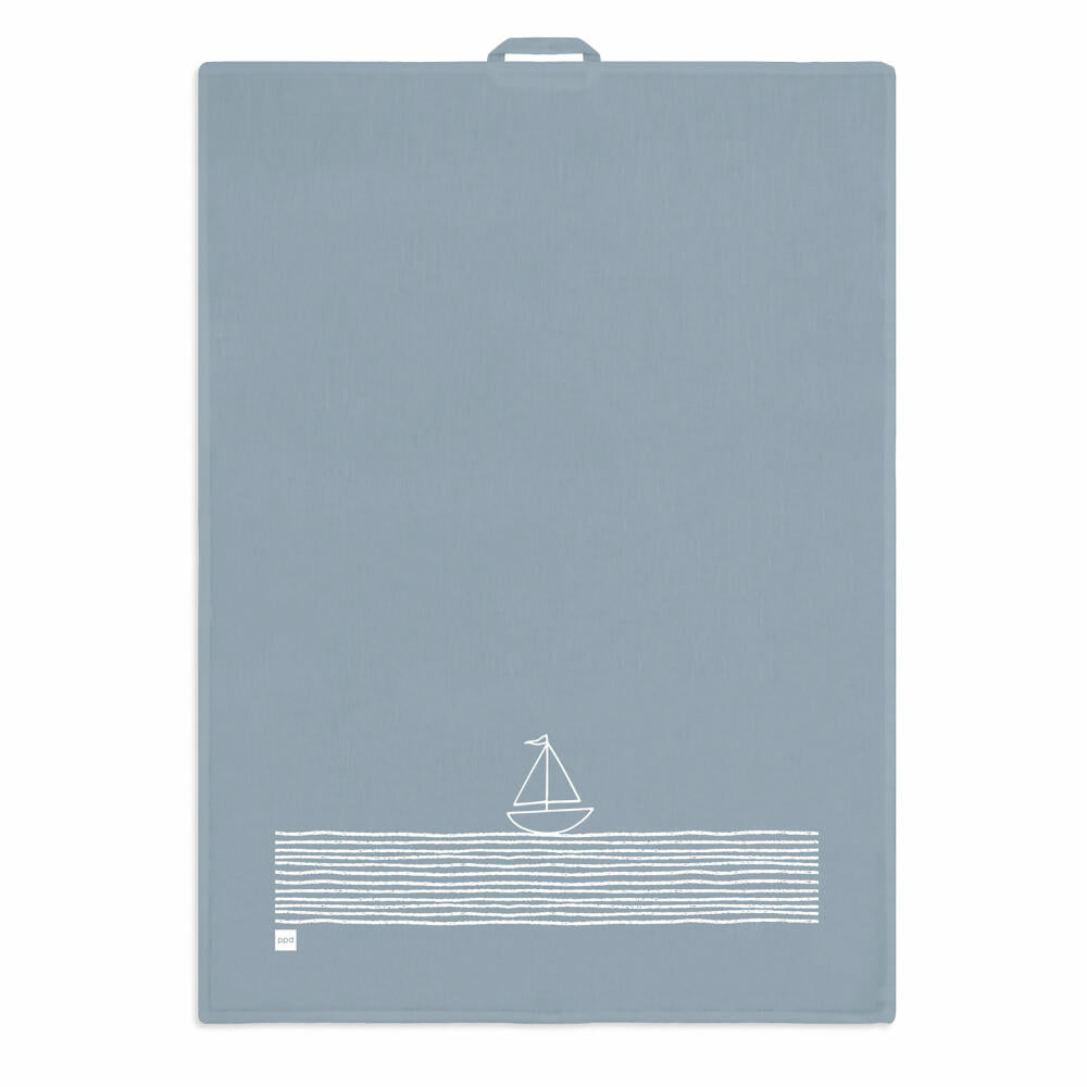PPD Pure Sailing blue kitchen towel, kitchen towel, tea towel, hand towel, linen / cotton, 70 x 50 cm, 185500900